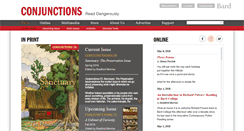 Desktop Screenshot of conjunctions.com